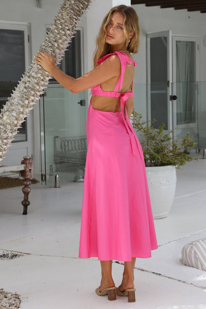 Moving Forward Maxi Dress Pink