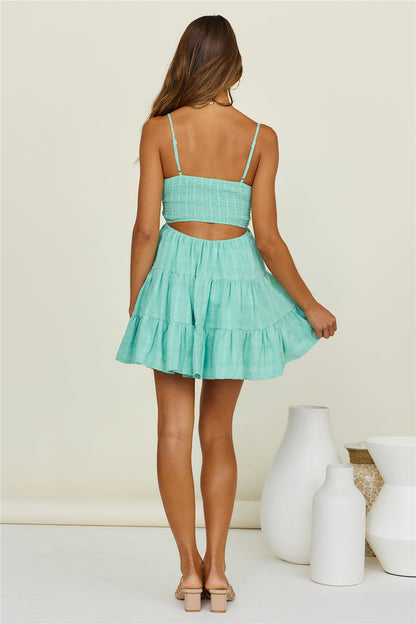 Jasmine Aromas Dress Teal
