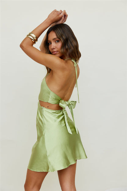 Light Bloom Dress Green
