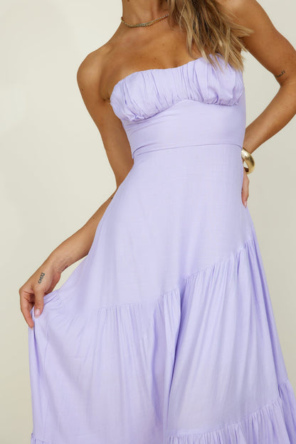 Sunrise View Maxi Dress Purple