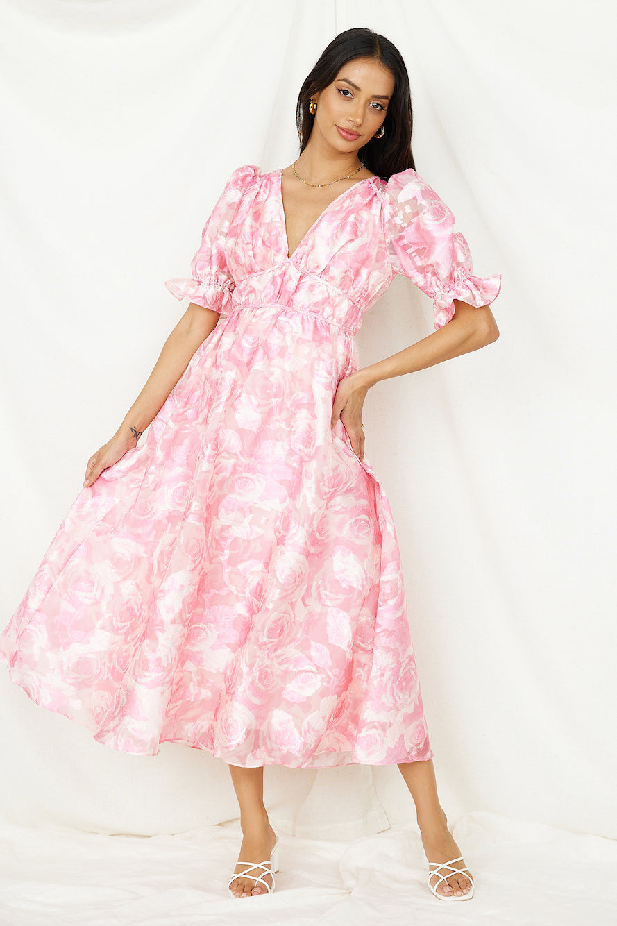 My Juliet Midi Dress Pink
