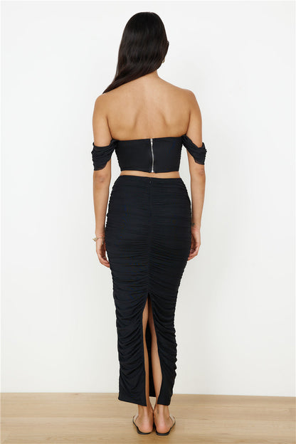 Dance Darling Maxi Skirt Black
