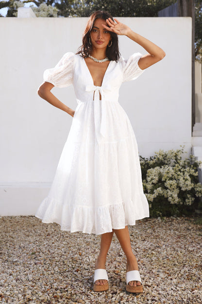 Dollette Maxi Dress White