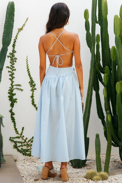 Marais Maxi Dress Blue