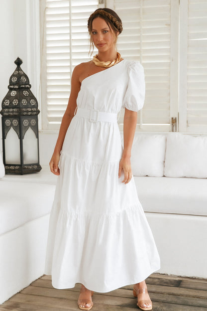 By The Waves Maxi Dress White