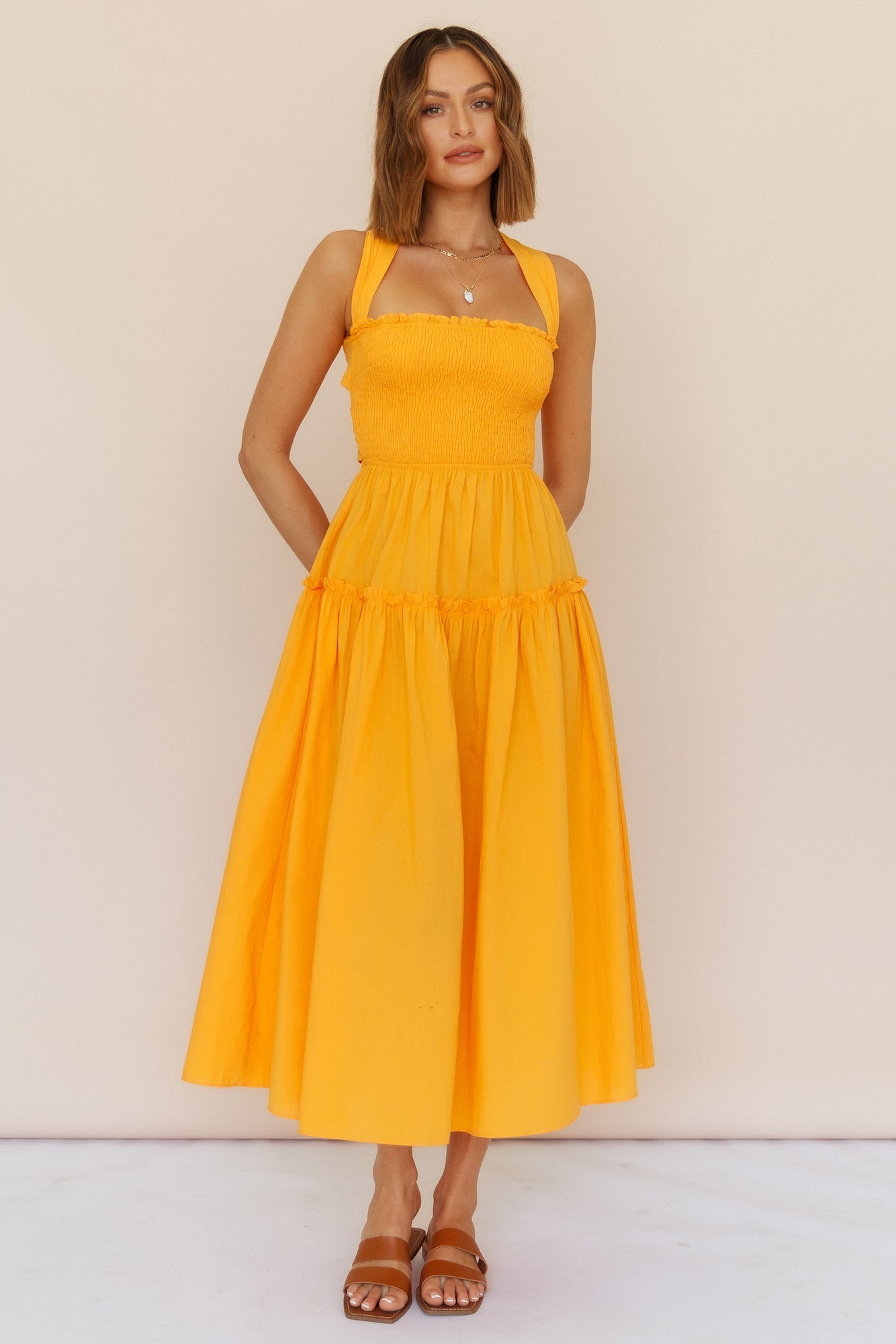 Everything Under The Sun Maxi Dress Orange