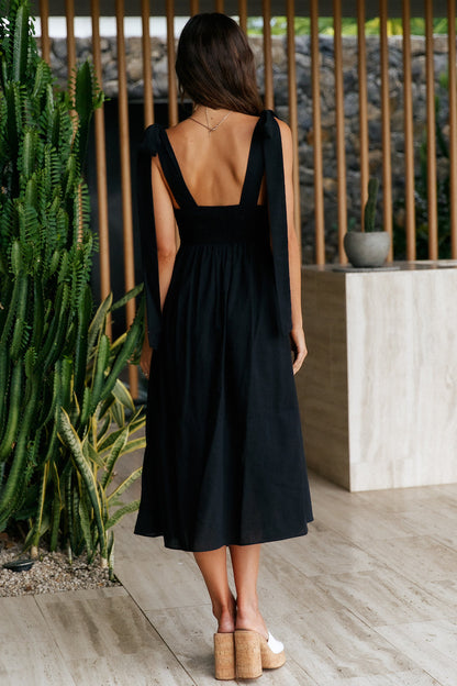 Lost In The Dream Maxi Dress Black
