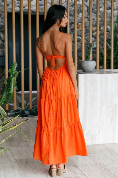 Freedom Within Maxi Dress Orange