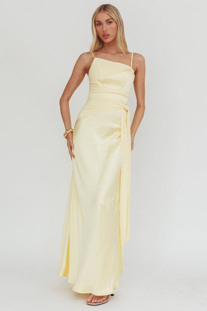 Wysandra Knot Detail Maxi Dress Butter