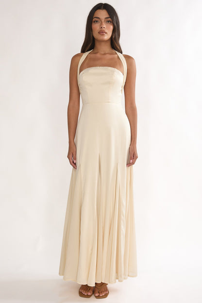 Loro Godet Hem Maxi Dress Butter
