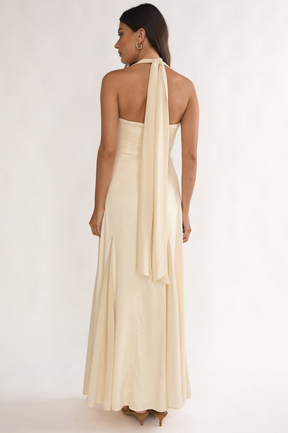 Loro Godet Hem Maxi Dress Butter