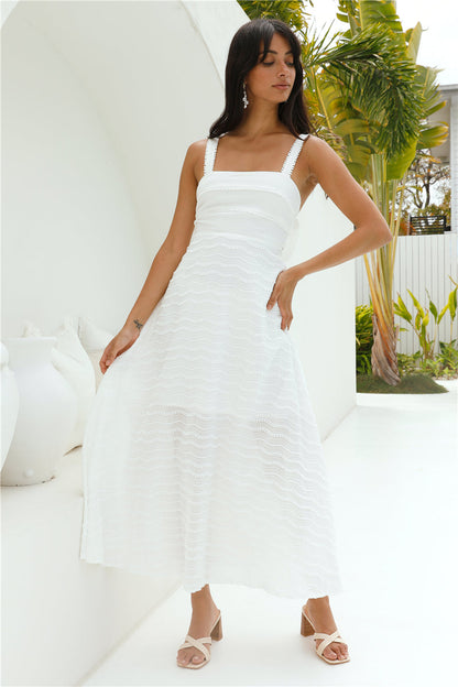 Speak Of Angels Maxi Dress White