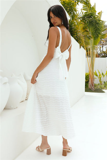 Speak Of Angels Maxi Dress White