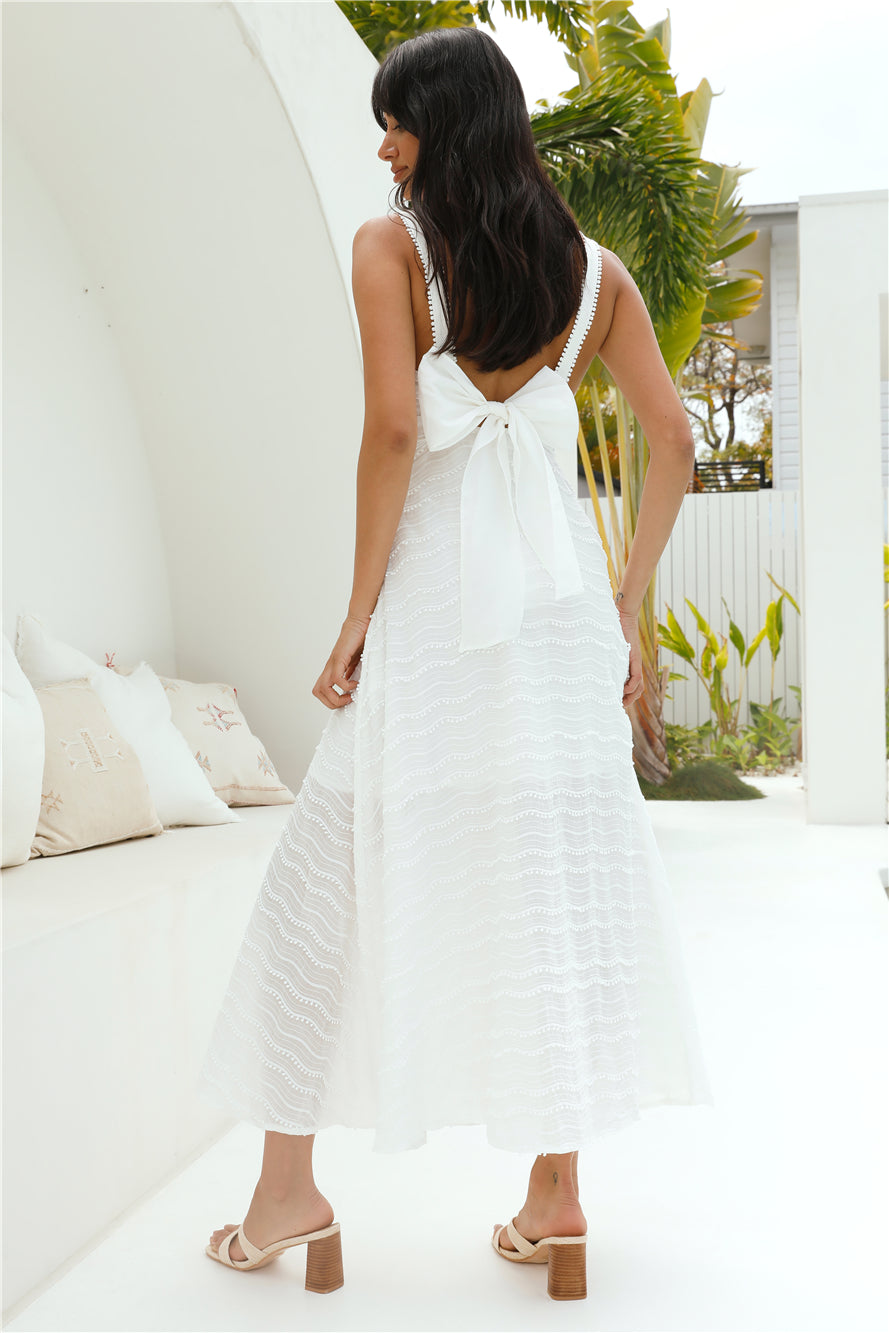 Speak Of Angels Maxi Dress White