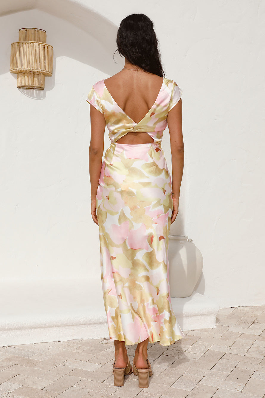 Be Back Soon Maxi Dress Pink