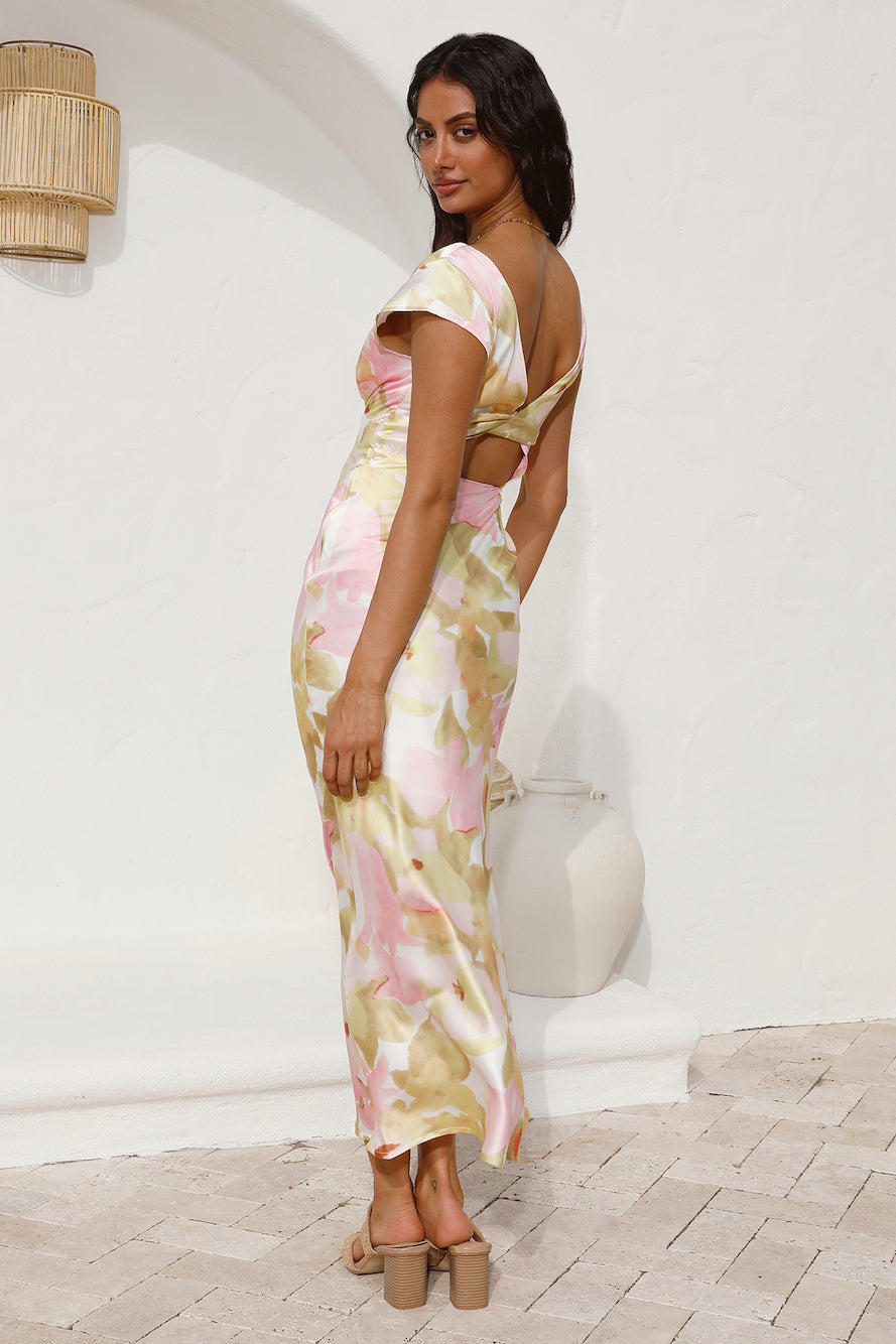 Be Back Soon Maxi Dress Pink