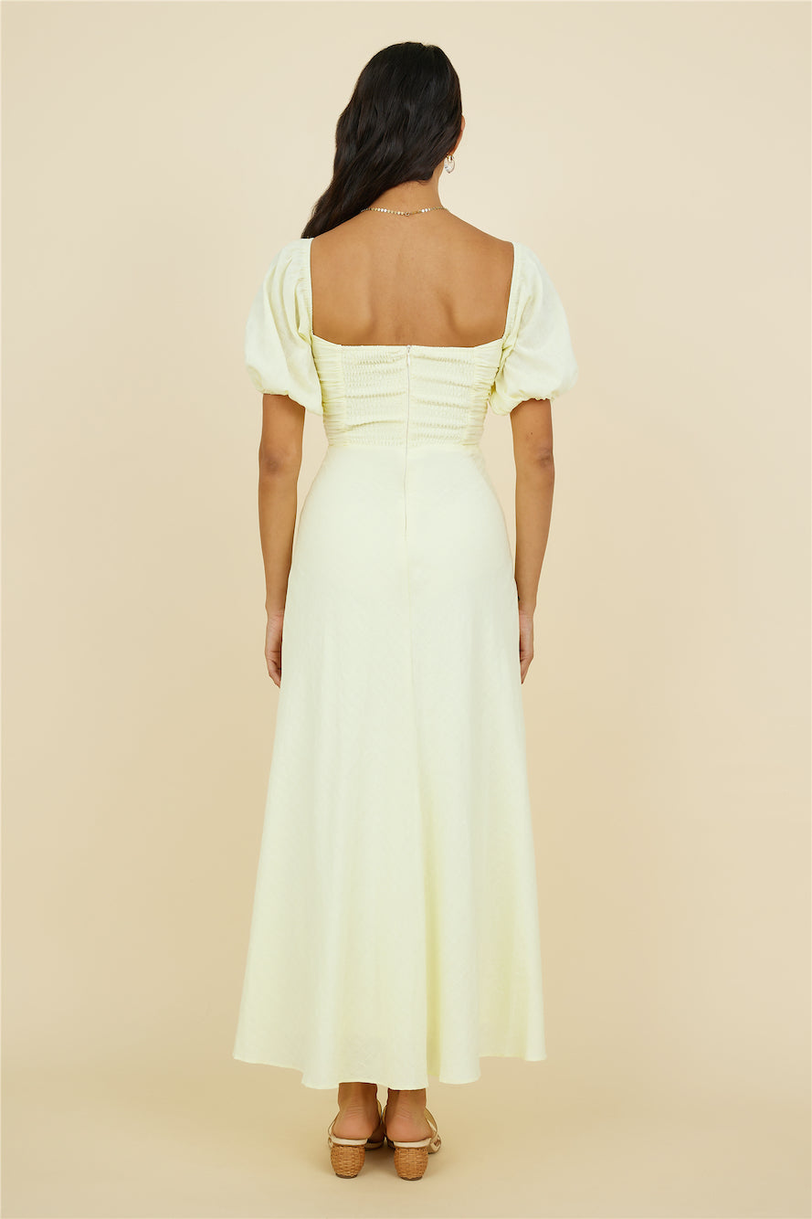 Celebration Of Us Maxi Dress Yellow