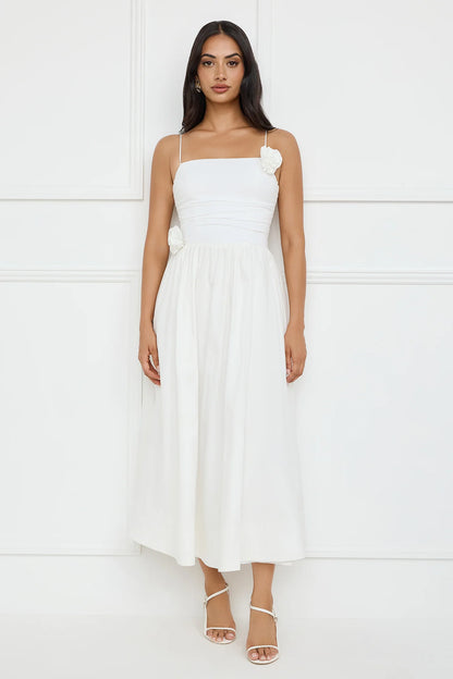 Trendsetter's Way Maxi Dress White